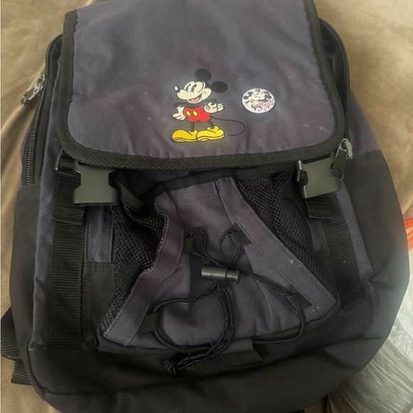 Disney Handbags - Disney Mickey Mouse Navy and Black Backpack